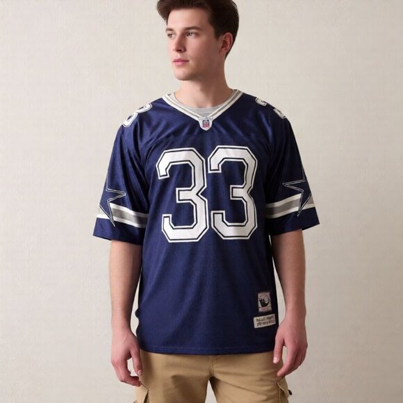 Mitchell & Ness Throwback Dallas Cowboys Tony Dorsett #33 Jersey - Picture 3 of 11